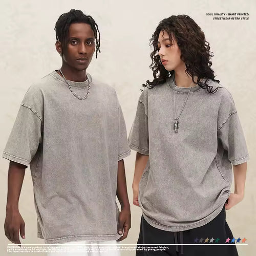 Zenith Vintage Washed Short Sleeve Tee Made of 100% Cotton