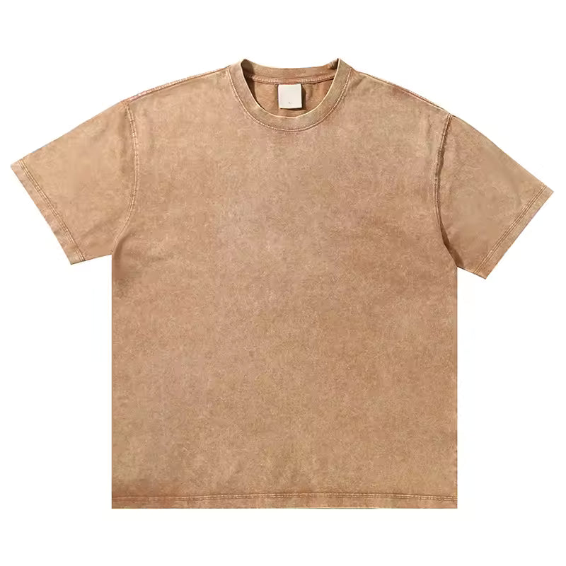Zenith Vintage Washed Short Sleeve Tee Made of 100% Cotton